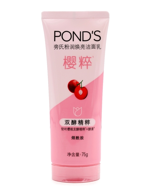 Pond's Очищающая пенка для лица осветляющая с экстрактом вишни, 75 г