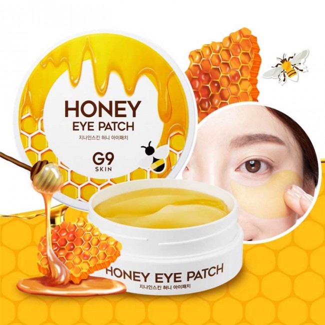 Berrisom G9 Skin Honey Eye Patch Гидрогелевые патчи с медом для кожи вокруг глаз, 60 шт