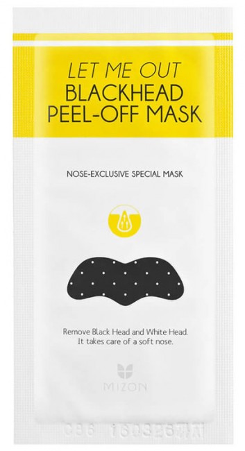 MIZON Let Me Out Blackhead Peel-Off Mask Стикер от черных точек, 1 шт MIZON Let Me Out Blackhead Peel-Off Mask Стикер от черных точек, 1 шт