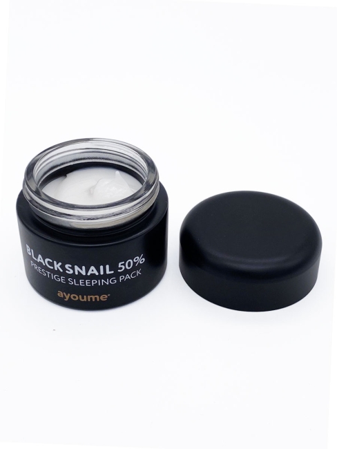 Ayoume Маска ночная для лица с муцином черной улитки Black Snail Prestige Sleeping Pack, 50 мл