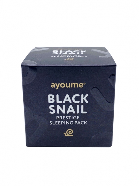 Ayoume Маска ночная для лица с муцином черной улитки Black Snail Prestige Sleeping Pack, 50 мл