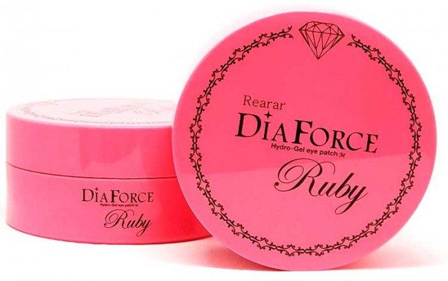 Rearar Dia Force Ruby Hydro-Gel Eye Patch Mini Патчи под глаза с Рубиновой пудрой, 60 шт Rearar Dia Force Ruby Hydro-Gel Eye Patch Mini Патчи под глаза с Рубиновой пудрой, 60 шт