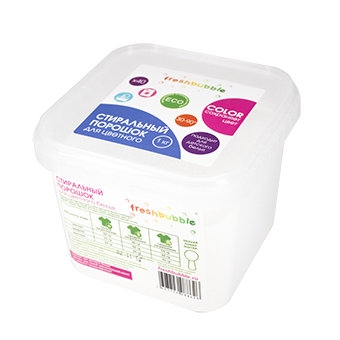 Freshbubble Порошок для стирки цветного белья 1кг Freshbubble Порошок для стирки цветного белья 1кг