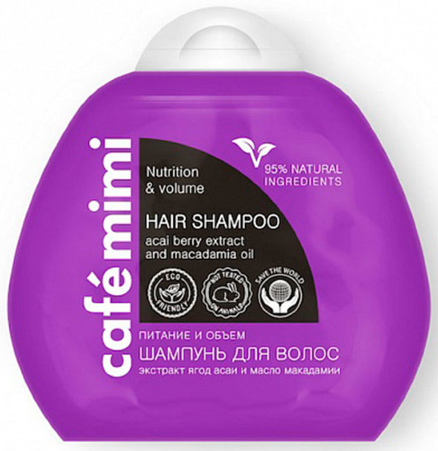 Кафе красоты Le Cafe Mimi Шампунь для волос Питание и Объем, 100 мл Кафе красоты Le Cafe Mimi Шампунь для волос Питание и Объем, 100 мл