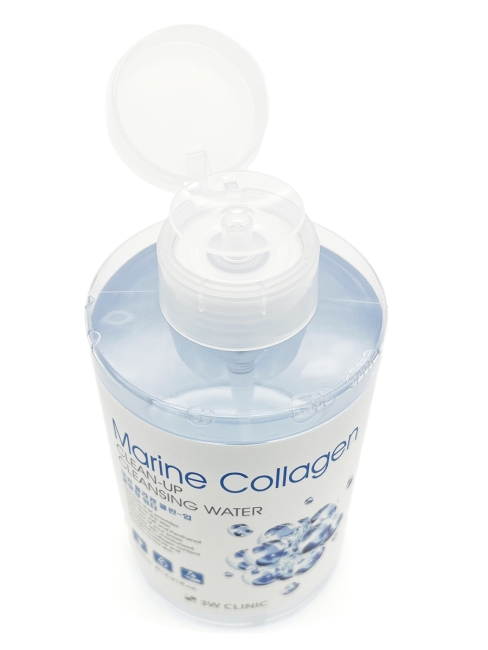 3W Clinic Очищающая вода для снятия макияжа с морским коллагеном Marine Collagen Clean-Up Cleansing Water, 500 мл 3W Clinic Очищающая вода для снятия макияжа с морским коллагеном Marine Collagen Clean-Up Cleansing Water, 500 мл