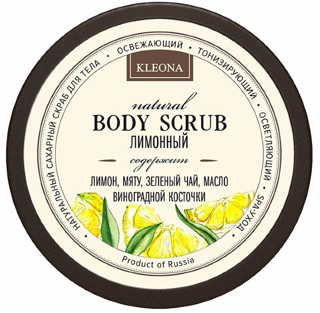 Kleona Кукурузный скраб Липовый, 200 г