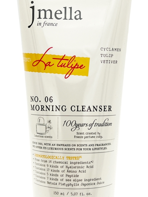 Jmella Парфюмированная гель-пенка для умывания "Тюльпан" N0.06 In France La Tulip Morning Cleanser, 150 мл Jmella Парфюмированная гель-пенка для умывания "Тюльпан" N0.06 In France La Tulip Morning Cleanser, 150 мл