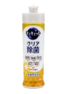 KAO Средство для мытья посуды с лимонной кислотой и ароматом лимона CuCute Clean Bacteria Elimination Lemon, 220 мл