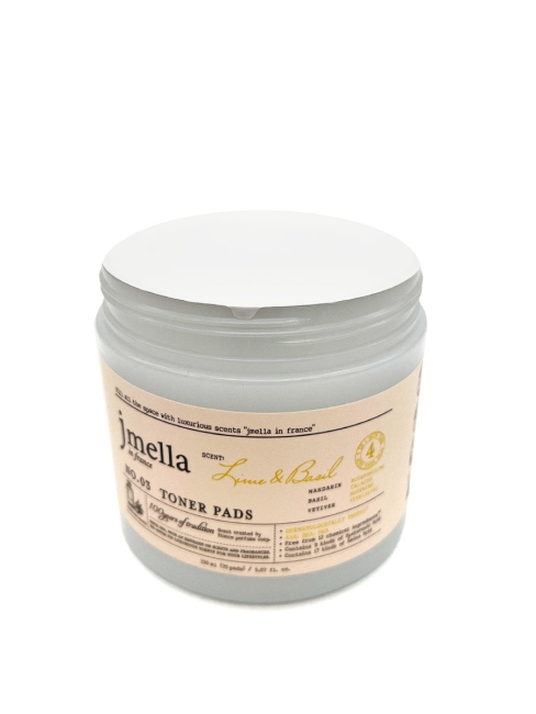 Jmella Парфюмированные тонер-пэды для лица "Лайм и Базилик" N0.03 In France Lime & Basil Toner Pads, 150 мл Jmella Парфюмированные тонер-пэды для лица "Лайм и Базилик" N0.03 In France Lime & Basil Toner Pads, 150 мл
