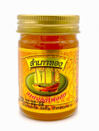 Samphao Thong Желтый бальзам Золотой Парусник, 50 г