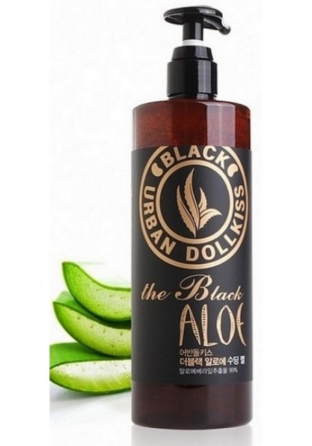 Baviphat Гель для лица с алоэ Urban Dollkiss The Black Aloe Soothing Gel, 500 мл