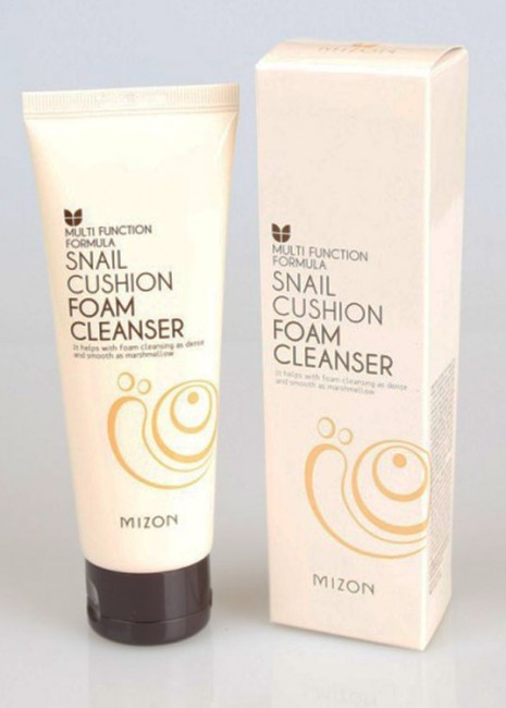 MIZON Snail Cushion Foam Cleanser Пенка для умывания с экстрактом улитки, 120 мл MIZON Snail Cushion Foam Cleanser Пенка для умывания с экстрактом улитки, 120 мл