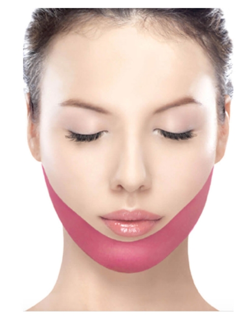 Purederm Гидрогелевая корректирующая маска-бандаж для подбородка Color Skin Lovely Design Miracle Shape-Up Mask, 2 шт*10 г