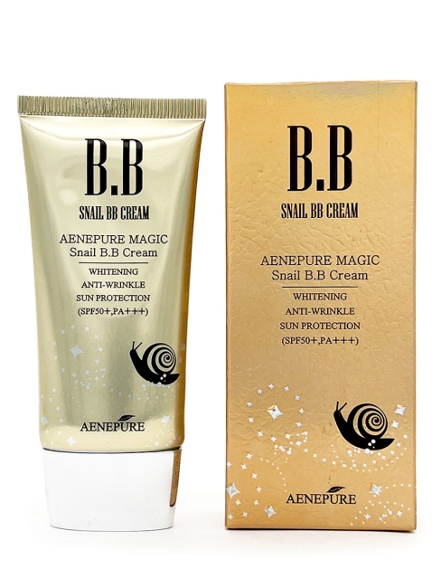 Ekel BB-крем с муцином улитки Aenepure Magic Snail BB Cream, 50 мл Ekel BB-крем с муцином улитки Aenepure Magic Snail BB Cream, 50 мл