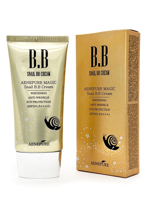 Ekel BB-крем с муцином улитки Aenepure Magic Snail BB Cream, 50 мл Ekel BB-крем с муцином улитки Aenepure Magic Snail BB Cream, 50 мл