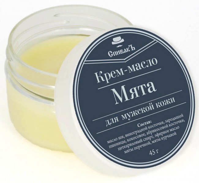 СпивакЪ Крем-масло Мята для мужчин, 45 г