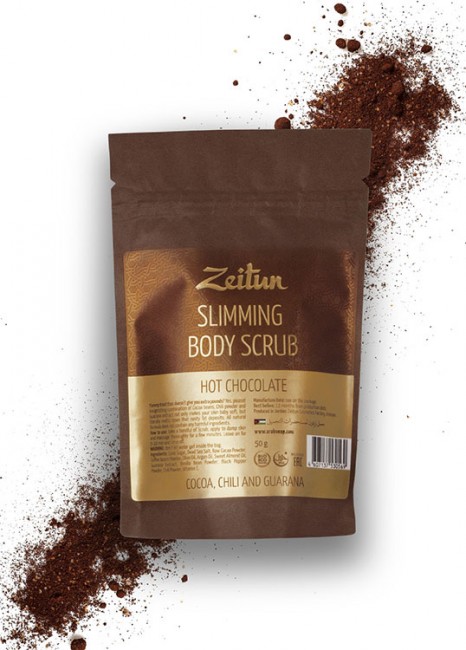 Zeitun Моделирующий скраб для тела "Горячий шоколад", 50 г