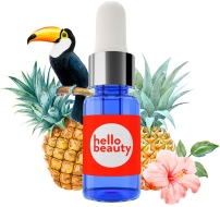 Hello Beauty Сыворотка для лица утренняя с экстрактами центеллы азиатской и гуараны, 10 мл
