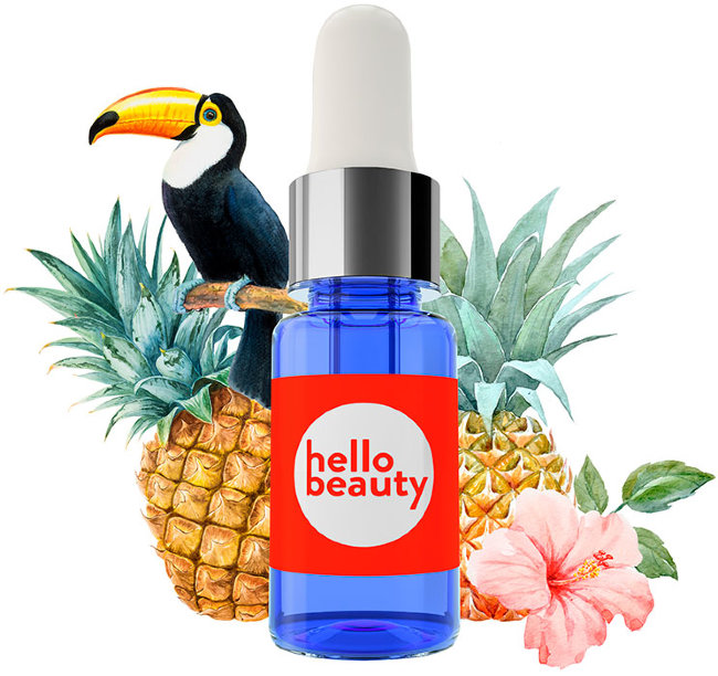 Hello Beauty Сыворотка для лица утренняя с экстрактами центеллы азиатской и гуараны, 10 мл Hello Beauty Сыворотка для лица утренняя с экстрактами центеллы азиатской и гуараны, 10 мл