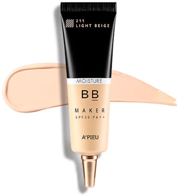 A'PIEU BB Maker Moisture SPF30/PA++ №211 Light Beige Увлажняющий ВВ крем, 20 г